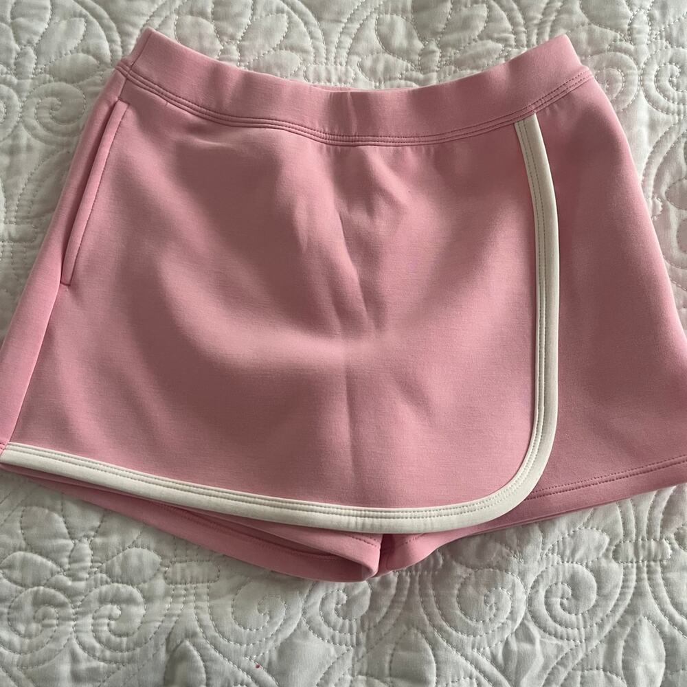 Pink Athletic Skort with White Trim All in Motion size small 6/7 girls